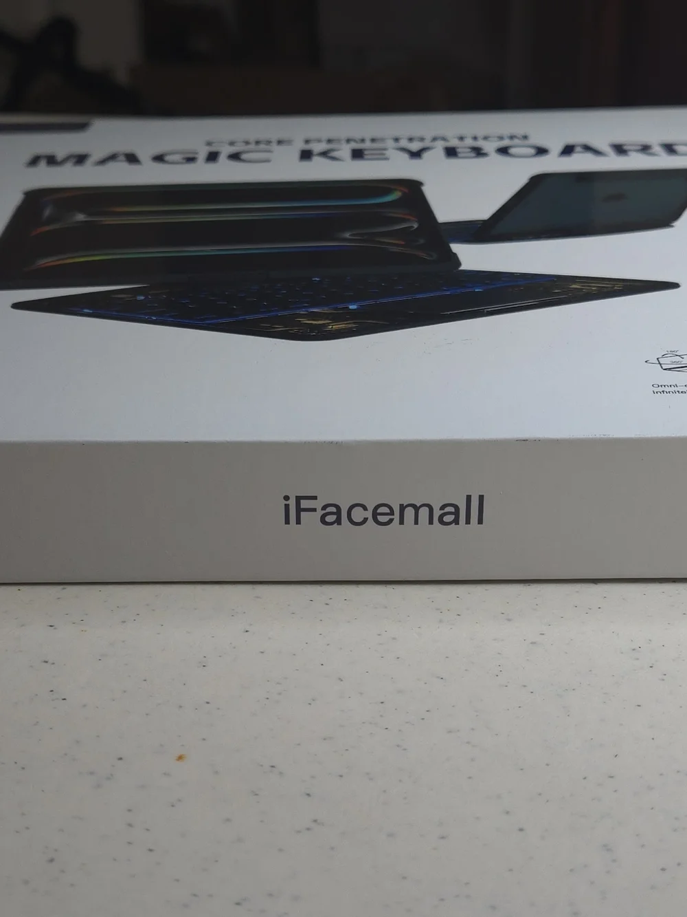 Magic Keyboard Bluetooth Keyboard Case - Black with Blue Accents
